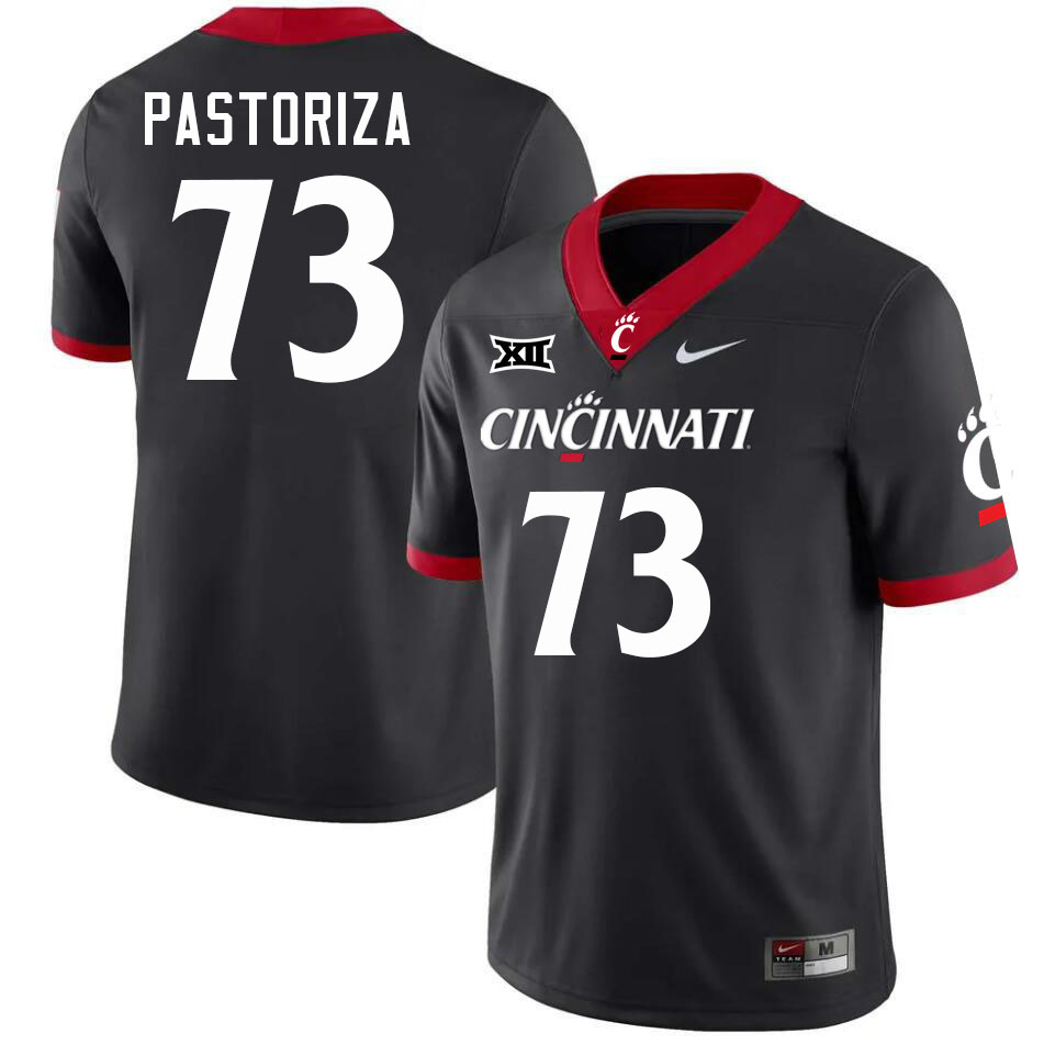 Cincinnati Bearcats #73 Aiden Pastoriza College Football Jerseys Stitched-Black